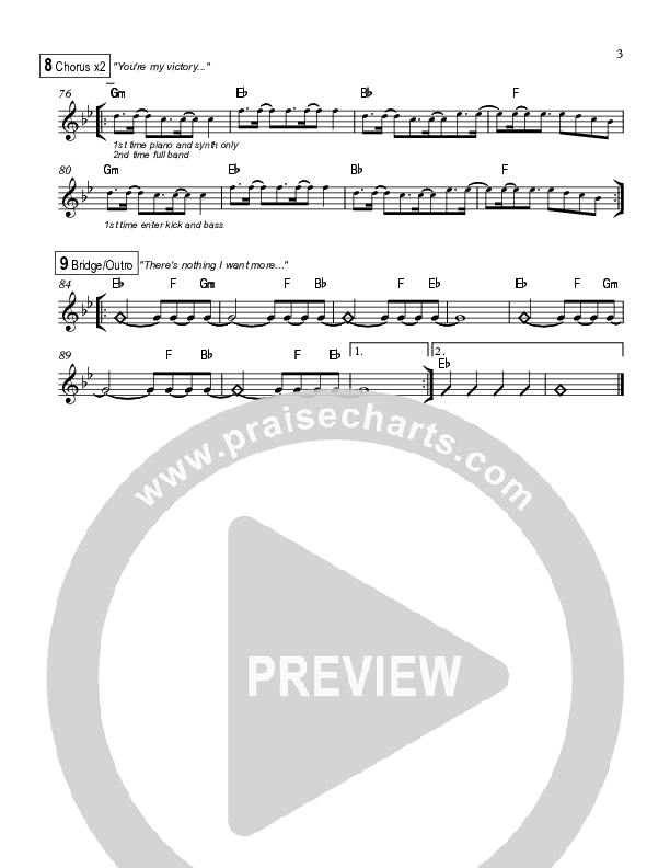 Victory Rhythm Chart (Highlands Worship)