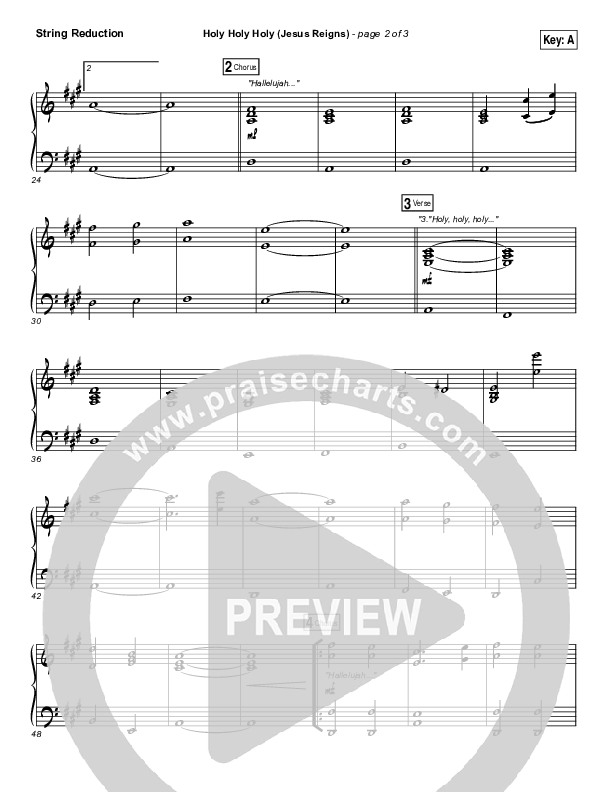 Holy Holy Holy (Jesus Reigns) Synth Strings (Highlands Worship)