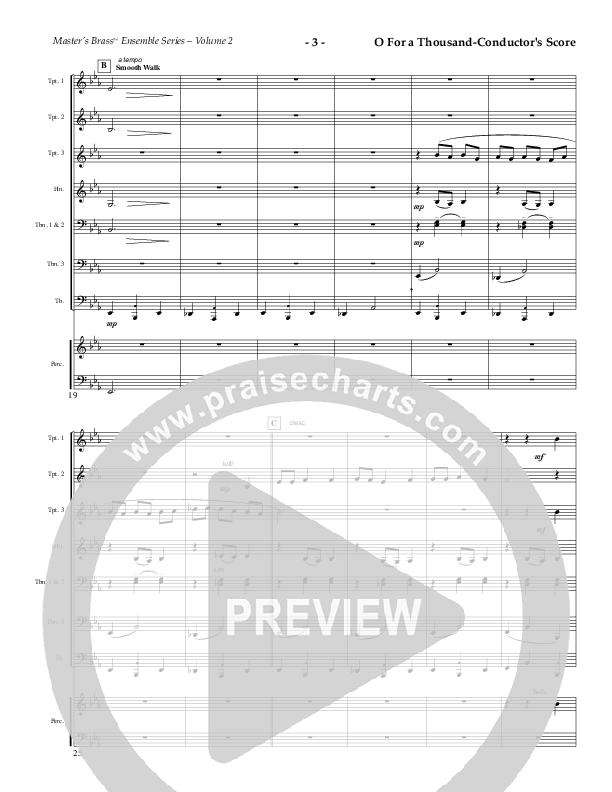 Oh For A Thousand Tongues To Sing (Instrumental) Brass Quintet (AnderKamp Music)