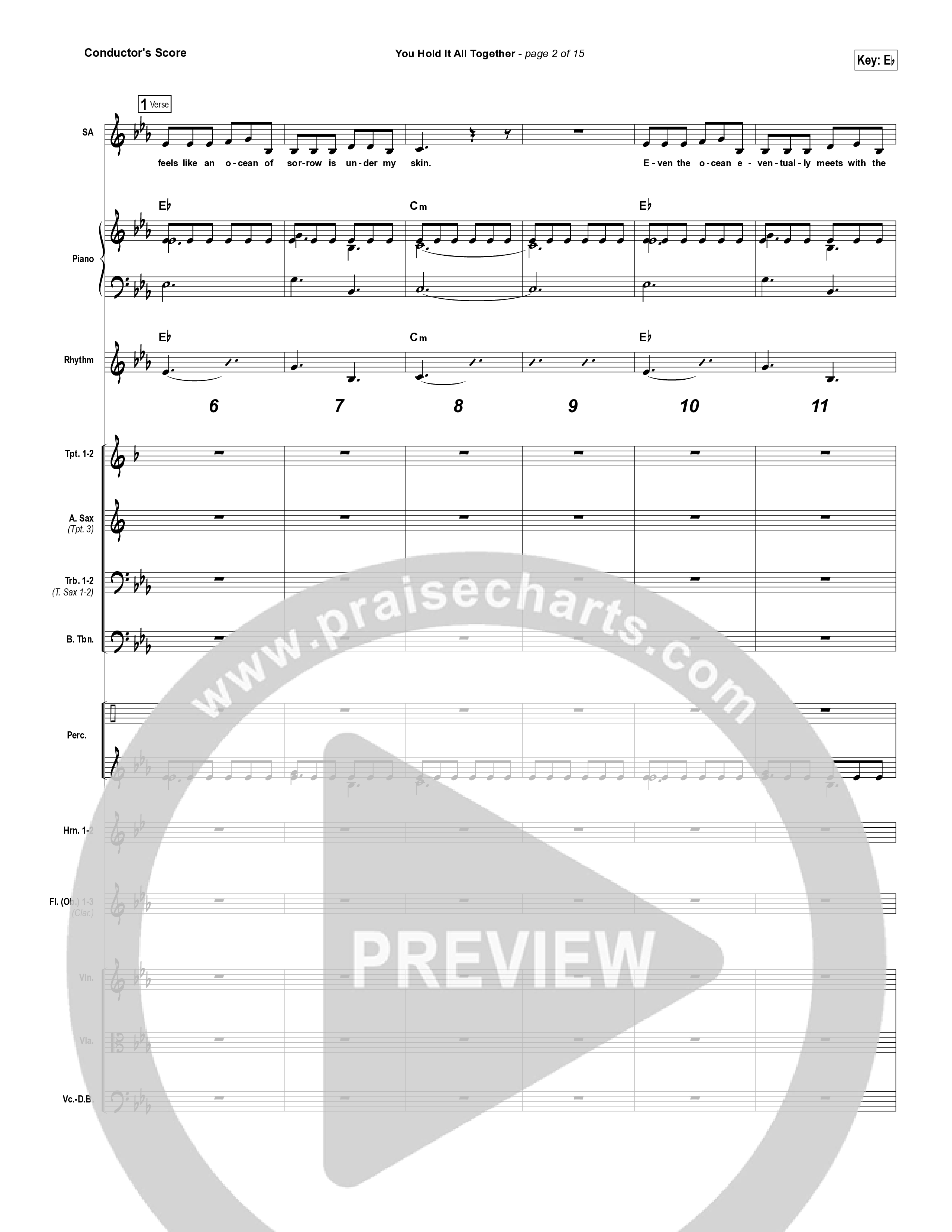 You Hold It All Together Orchestration (All Sons & Daughters)