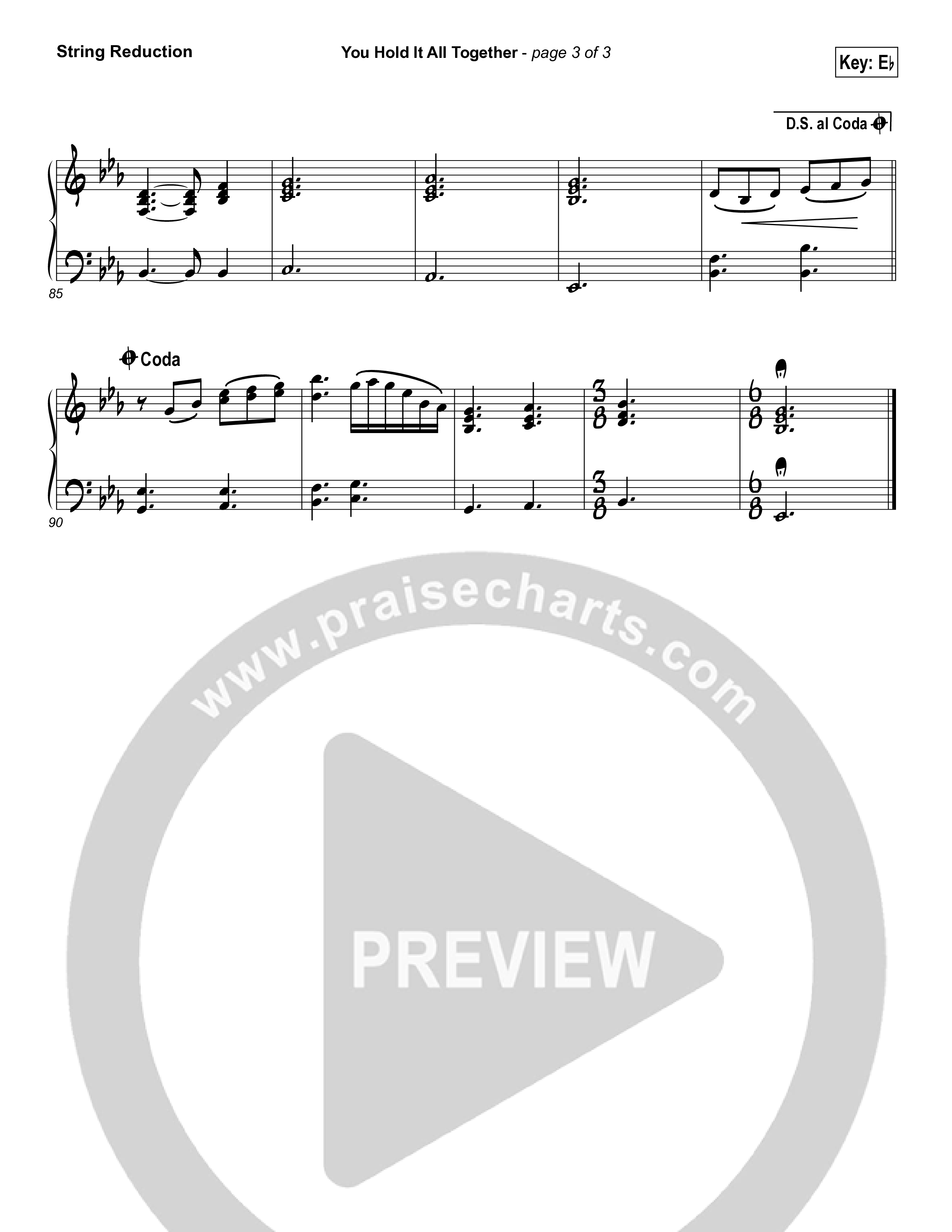 You Hold It All Together String Pack (All Sons & Daughters)