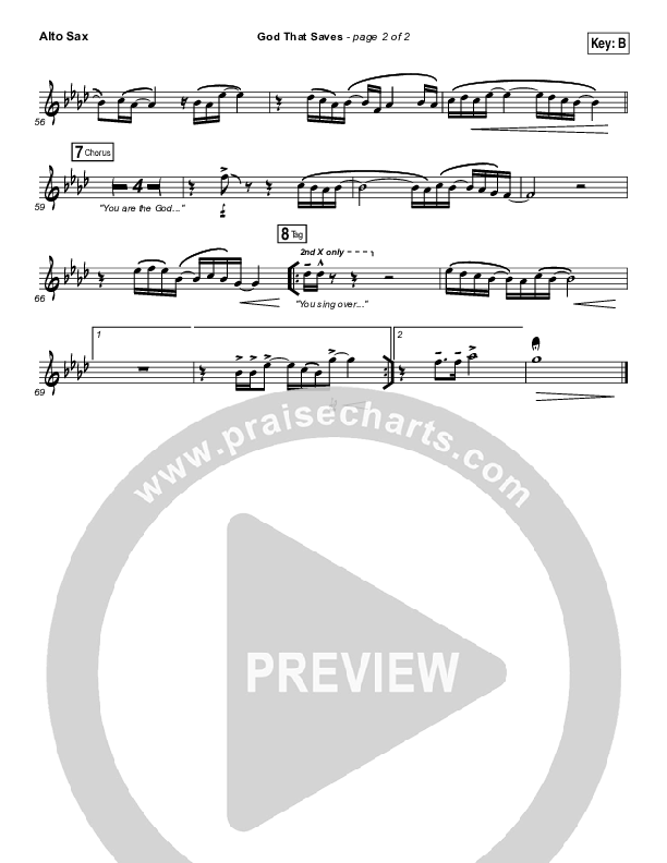 God That Saves Alto Sax (Iron Bell Music / Stephen McWhirter)