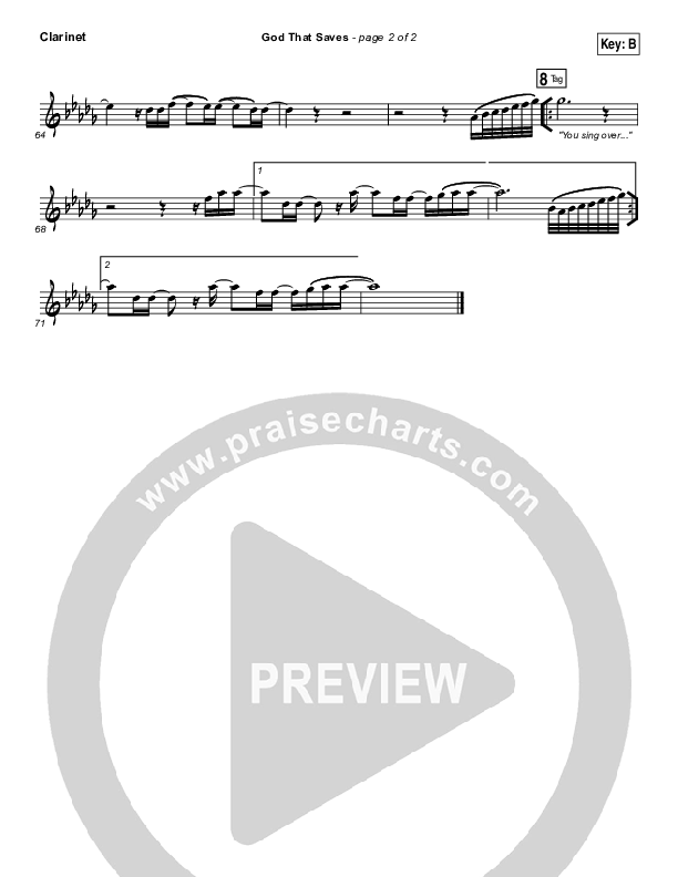 God That Saves Clarinet (Iron Bell Music / Stephen McWhirter)