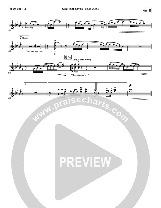 God That Saves Trumpet 1,2 (Iron Bell Music / Stephen McWhirter)