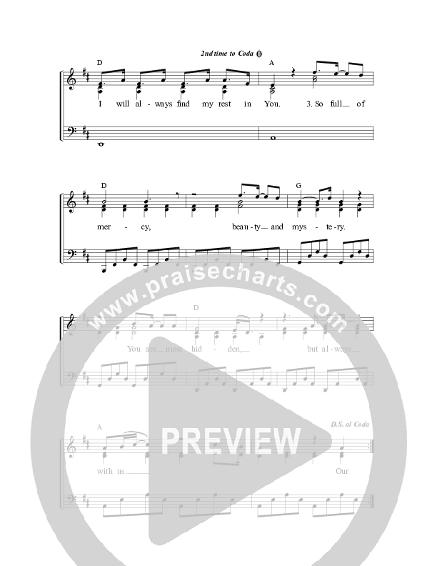 Rest In You Piano/Vocal (SATB) (All Sons & Daughters)