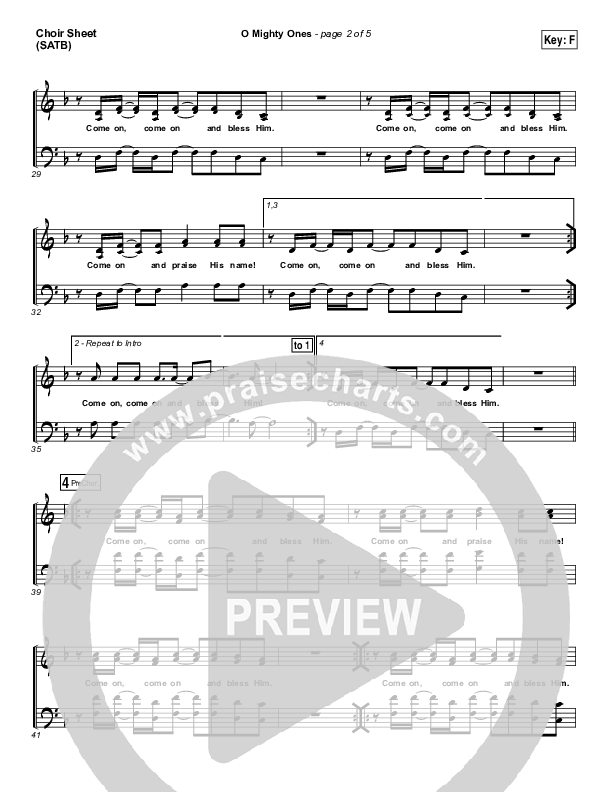 O Mighty Ones Choir Vocals (SATB) (Ramp Worship)