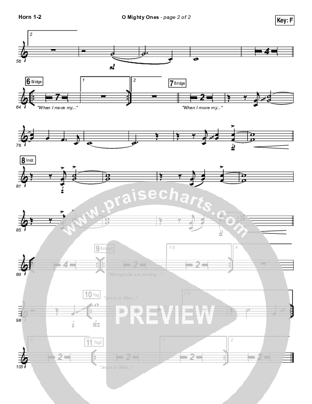 O Mighty Ones Brass Pack (Ramp Worship)