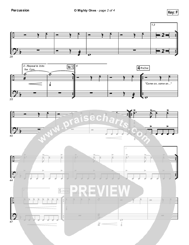 O Mighty Ones Percussion (Ramp Worship)