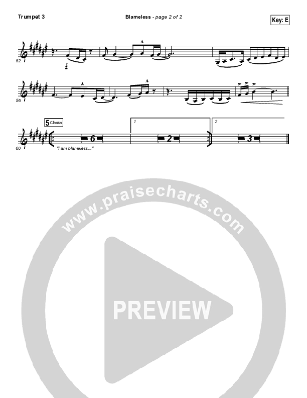 Blameless Trumpet 3 (Dara Maclean)