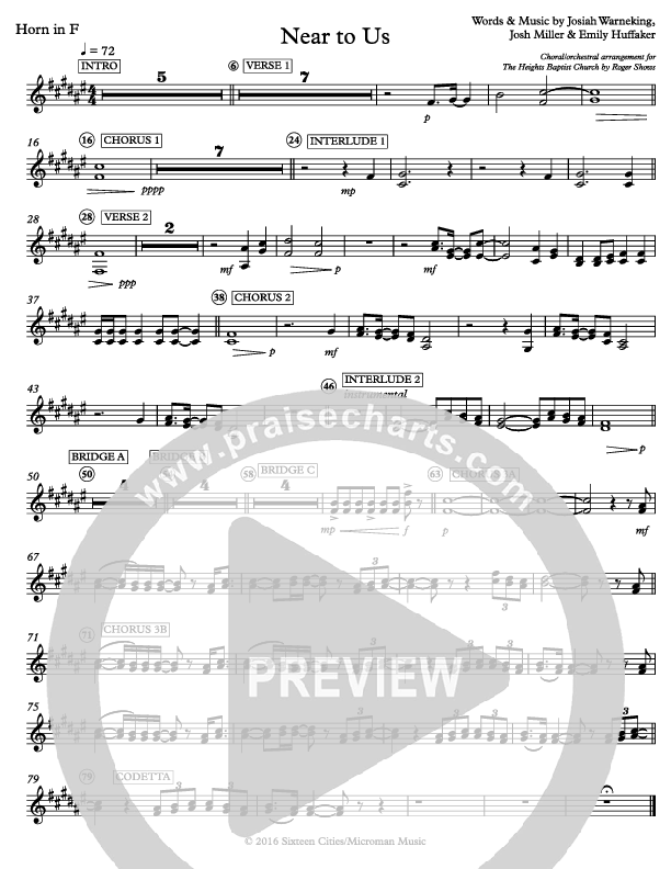 Near To Us French Horn (Sixteen Cities)