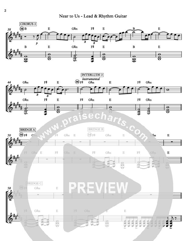 Near To Us Guitar (Sixteen Cities)