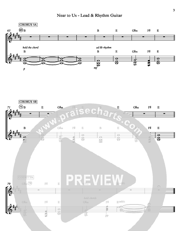 Near To Us Guitar (Sixteen Cities)