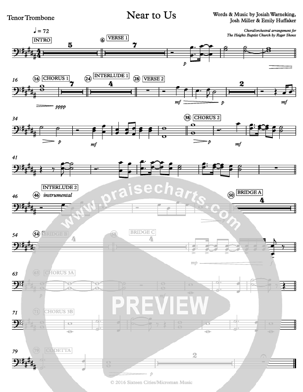 Near To Us Trombone (Sixteen Cities)