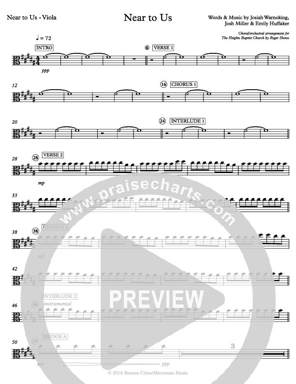 Near To Us Viola (Sixteen Cities)