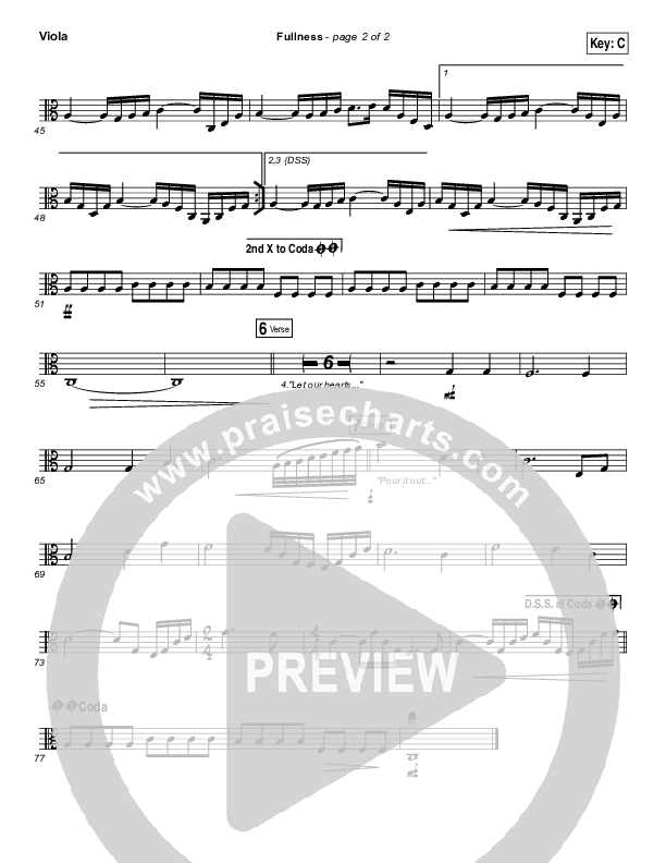 Fullness Viola (Elevation Worship)