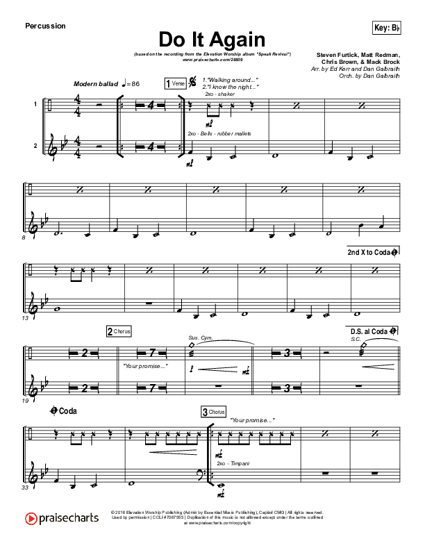 Do It Again Percussion (Elevation Worship)