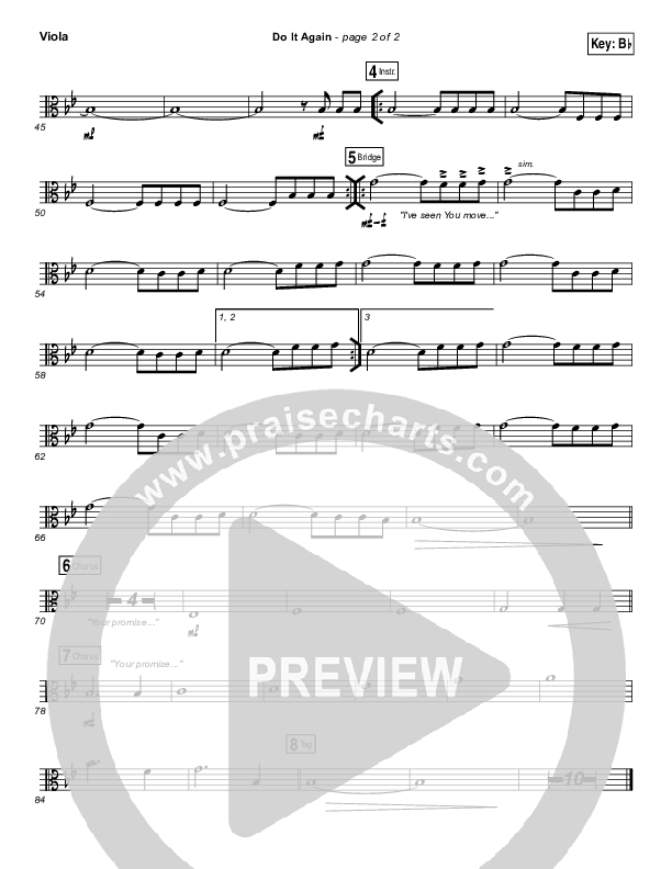 Do It Again Viola (Elevation Worship)