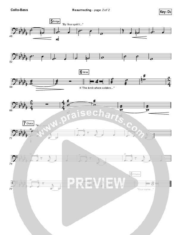 Resurrecting (Studio) Cello/Bass (Elevation Worship)