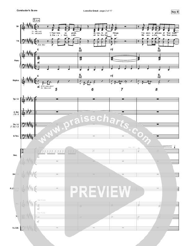 Love So Great Orchestration (Hillsong Worship)