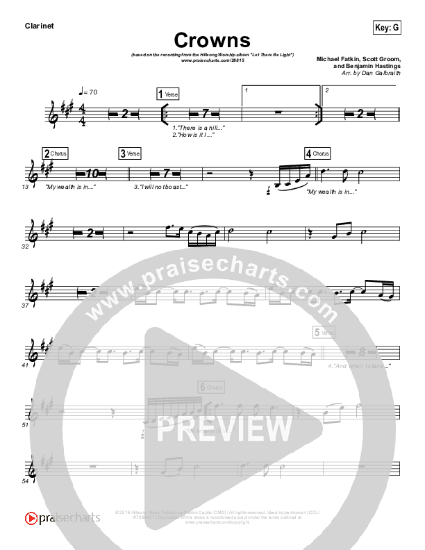 Crowns Wind Pack (Hillsong Worship)