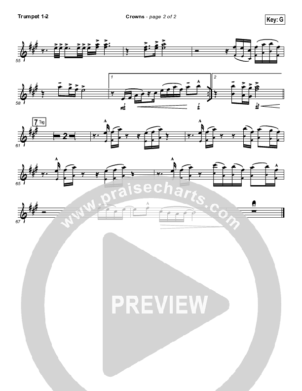 Crowns Trumpet 1,2 (Hillsong Worship)
