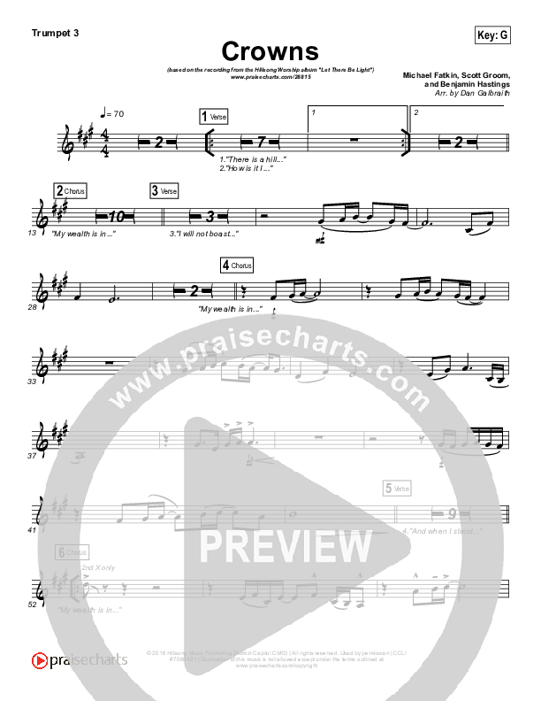 Crowns Trumpet 3 (Hillsong Worship)