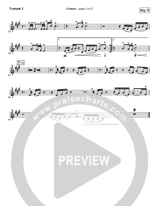 Crowns Trumpet 3 (Hillsong Worship)