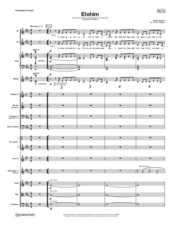 Elohim Orchestration (Hillsong Worship)