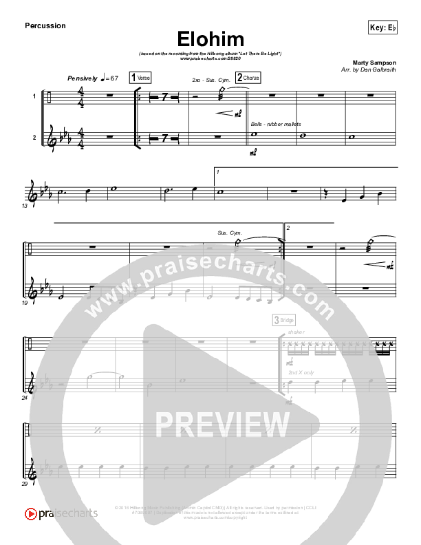 Elohim Percussion (Hillsong Worship)