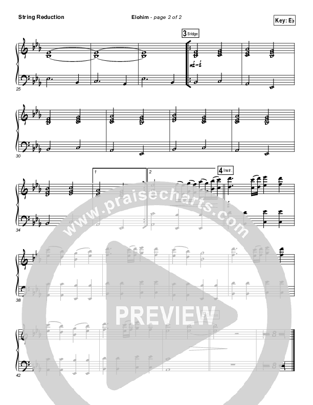 Elohim String Pack (Hillsong Worship)