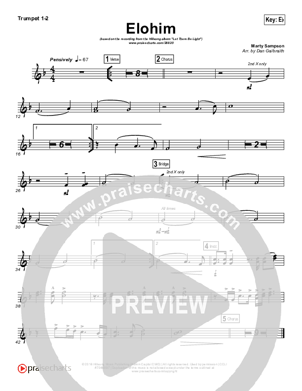 Elohim Trumpet 1,2 (Hillsong Worship)