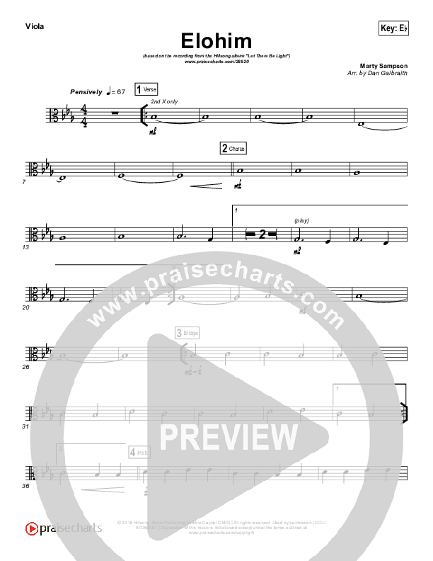 Elohim Viola (Hillsong Worship)