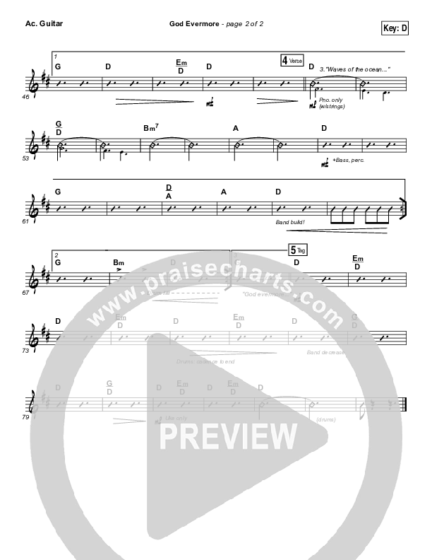 God Evermore Acoustic Guitar (Paul Baloche)