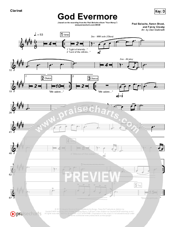 God Evermore Wind Pack (Paul Baloche)