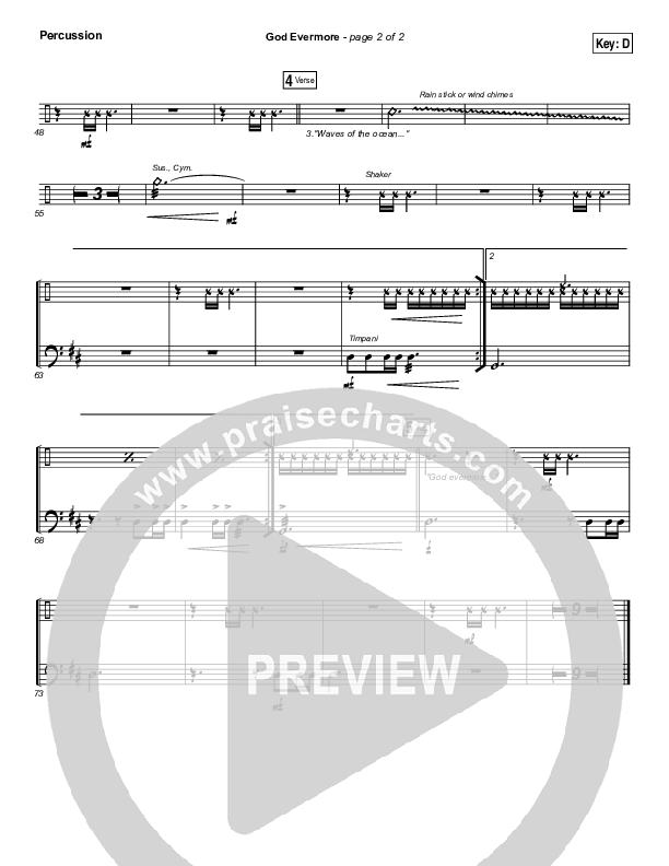 God Evermore Percussion (Paul Baloche)