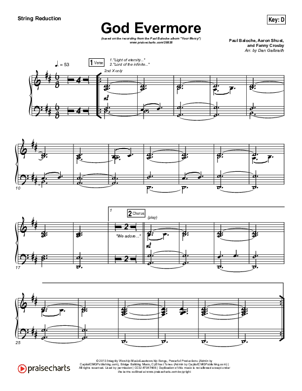 God Evermore Synth Strings (Paul Baloche)