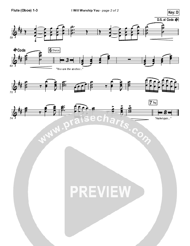 I Will Worship You Wind Pack (Paul Baloche)