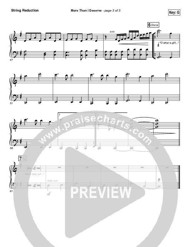 More Than I Deserve String Pack (Paul Baloche)