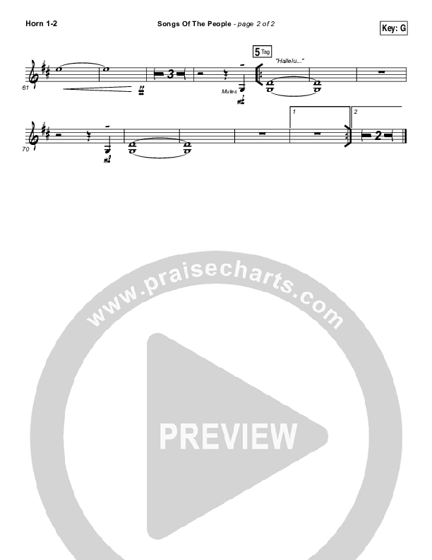 Songs Of The People Brass Pack (Paul Baloche)