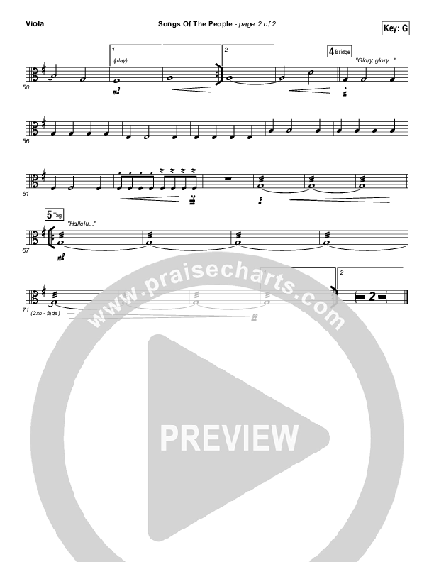 Songs Of The People Viola (Paul Baloche)