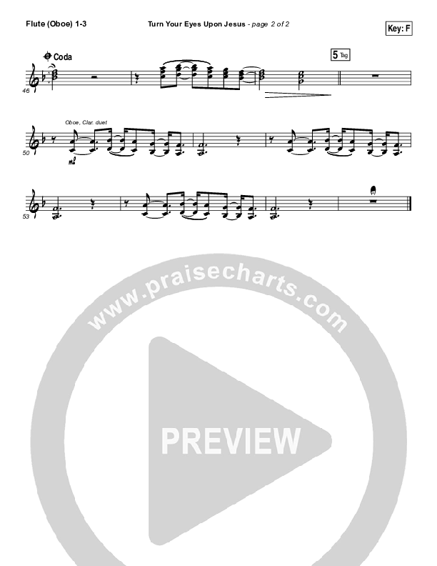 Turn Your Eyes Upon Jesus (We Turn) Wind Pack (Paul Baloche)