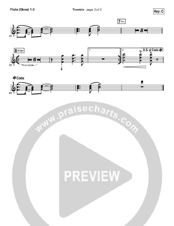 Tremble Flute/Oboe 1/2/3 (Mosaic MSC)