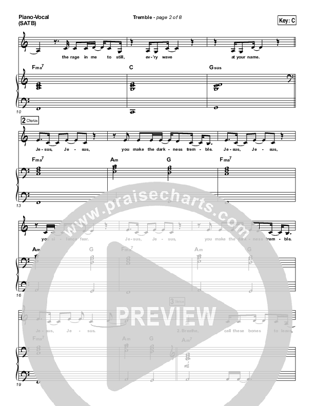 Tremble Piano/Vocal & Lead (Mosaic MSC)