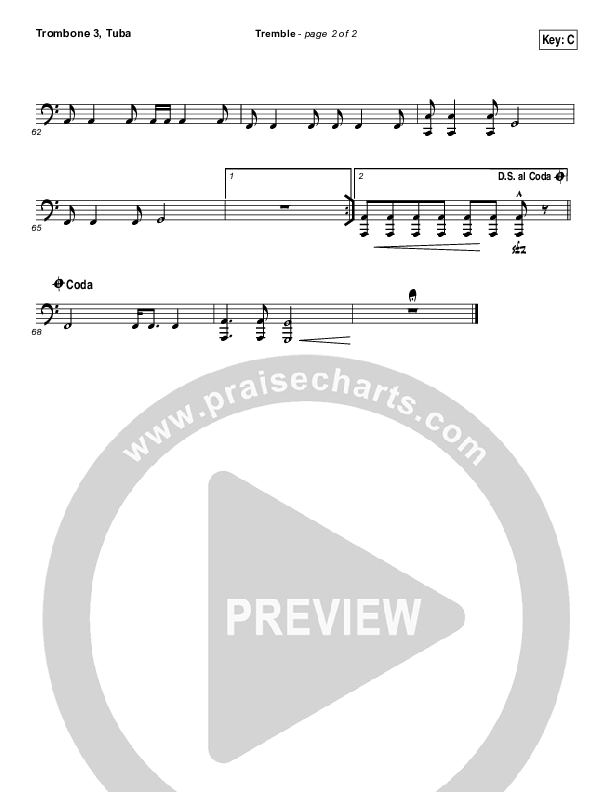 Tremble Trombone 3/Tuba (Mosaic MSC)