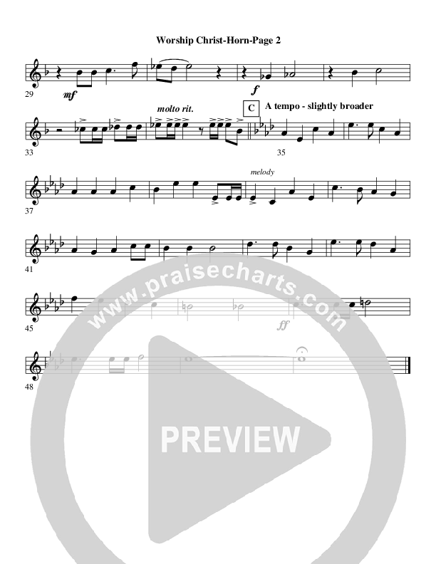 Worship Christ The Risen King French Horn (AnderKamp Music)