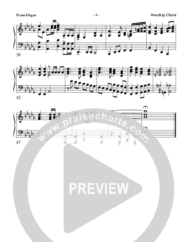 Worship Christ The Risen King Piano Sheet (AnderKamp Music)