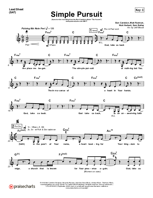 Simple Pursuit Lead (SAT) (Ben Cantelon)