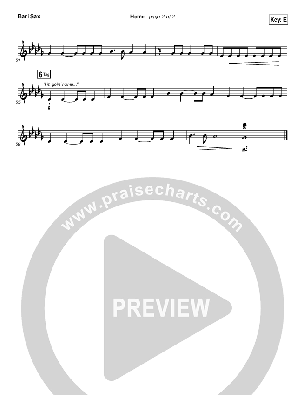 Home Bari Sax (Chris Tomlin)