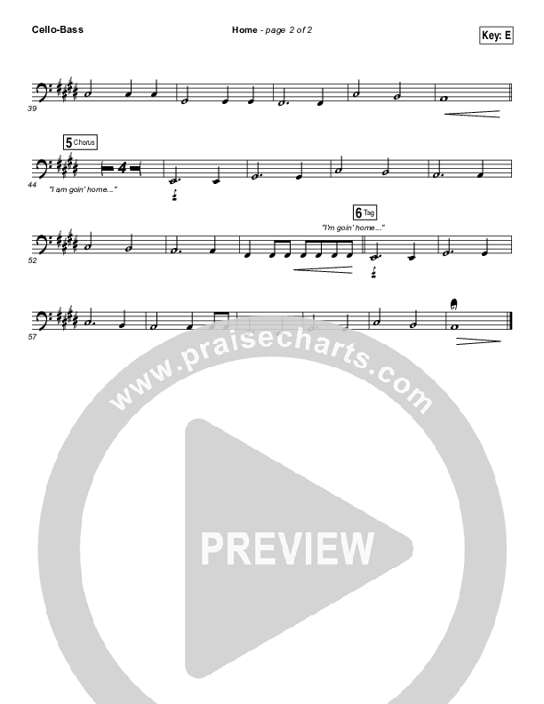 Home Cello/Bass (Chris Tomlin)