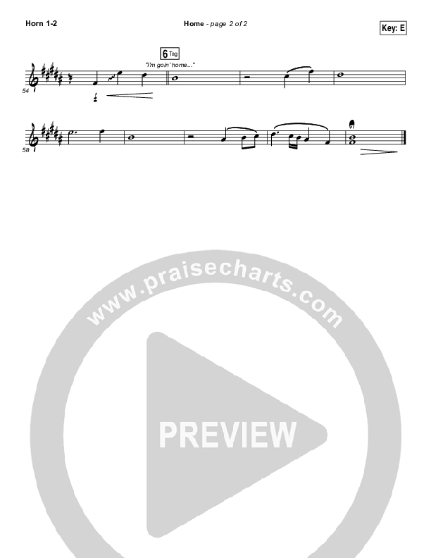 Home French Horn 1/2 (Chris Tomlin)